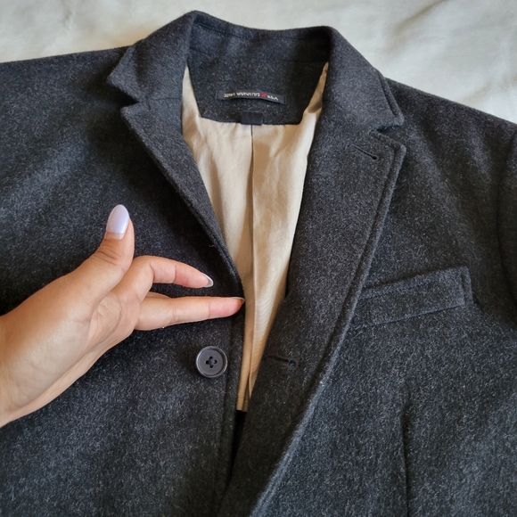 *SOLD* John Varvatos Basketweave Notch Lapel Wool Cashmere Suit Jacket Coat 40 - Picture 12 of 15